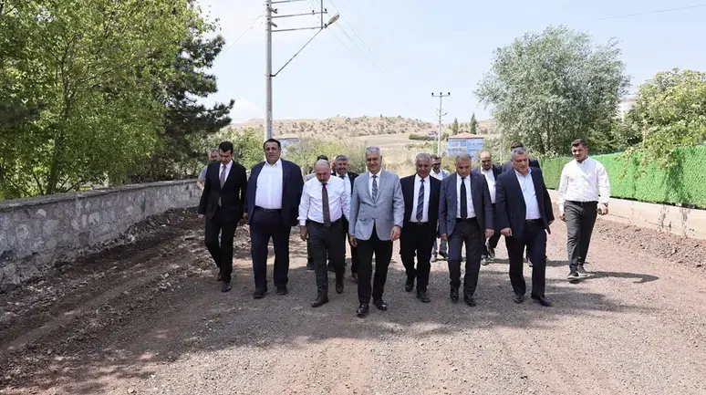 Boğazkale’deki Yol Çalışmasına İnceleme
