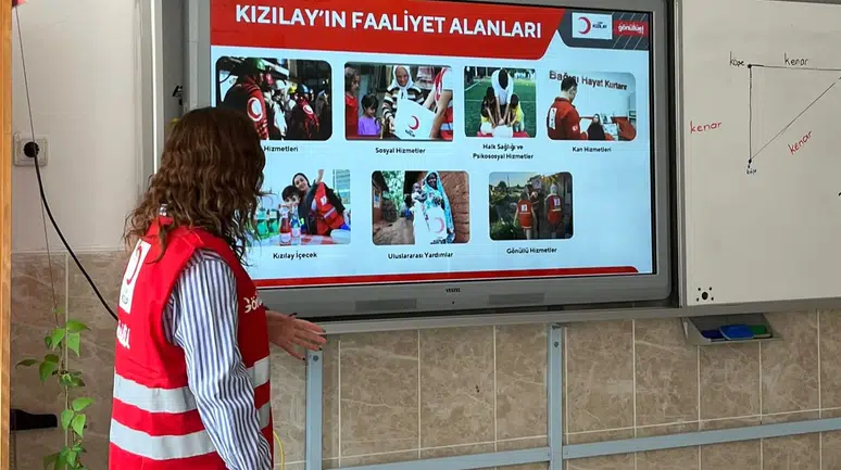 Oğuzlar'da Kızılay Öğrencilere Tanıtıldı