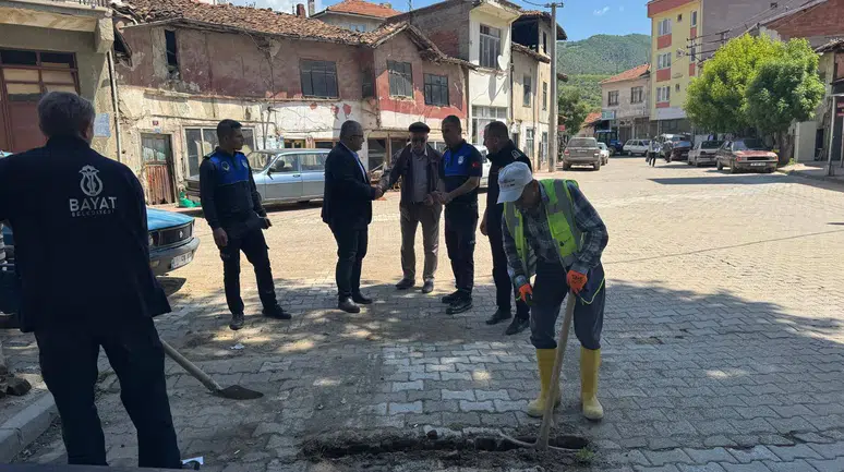Bayat Belediyesinden Altyapıya Kalıcı Neşter