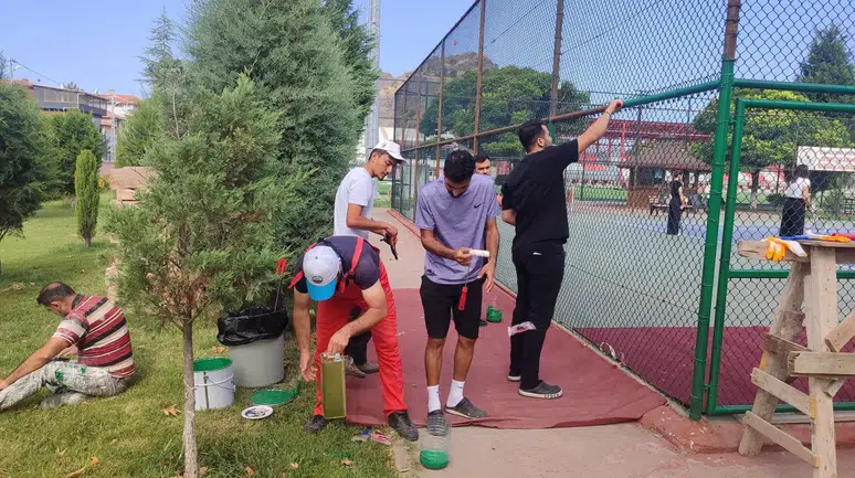 Osmancık'ta Spor Tesisleri Yenileniyor