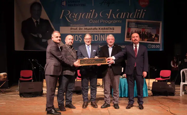 Mustafa Karataş, Regaib Kandili Programına Katıldı