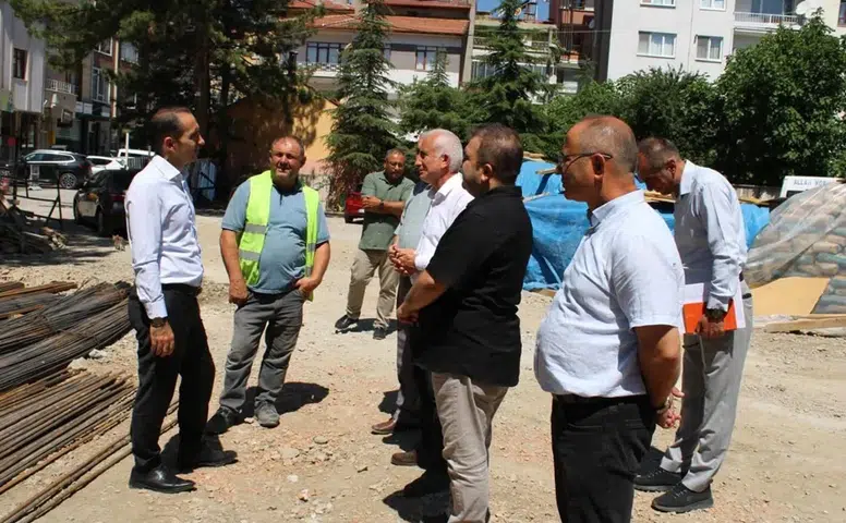 Kaymakam Polat, Azmimilli İlkokulu İnşaatını İnceledi