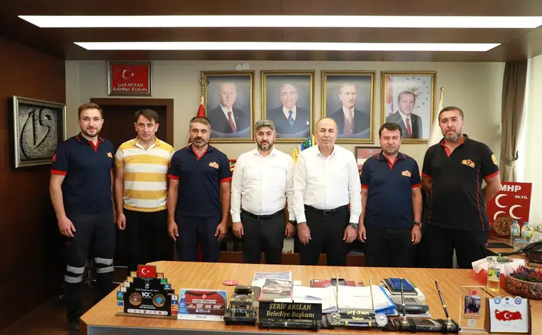 Bursa’dan Dönen Kahramanlara Teşekkür