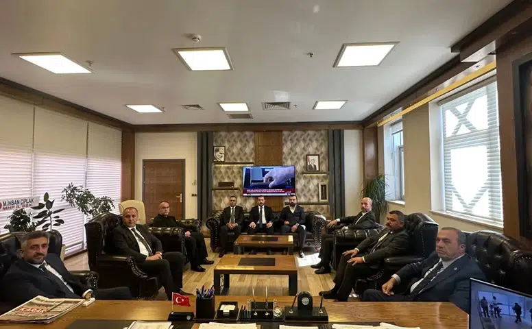 MHP Heyetinden Yeni Başhekime Ziyaret