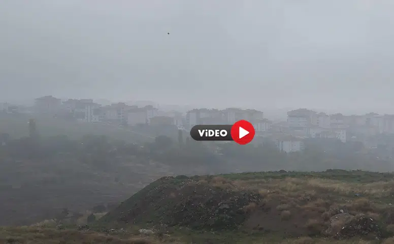 Çorum’u Sis Bürüdü