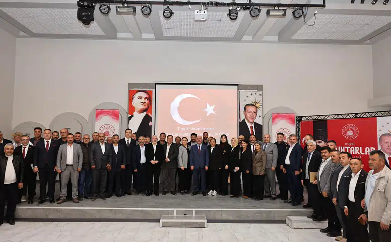 Muhtarlar ve Protokol Yemekte Bir Araya Geldi