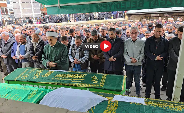 Kazada Ölen Anne ve Çocuklarına Son Veda