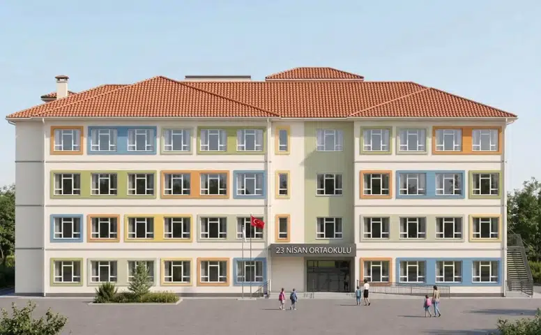 23 Nisan Ortaokulu Yeni Binasına Kavuşuyor