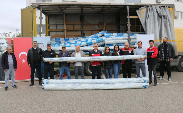 Örtü Altı Üreticilerine Sera Naylonu Desteği