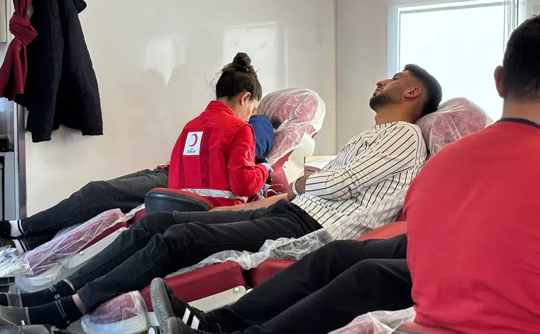 Alaca'dan Kızılay'a 41 Ünitelik Can Suyu