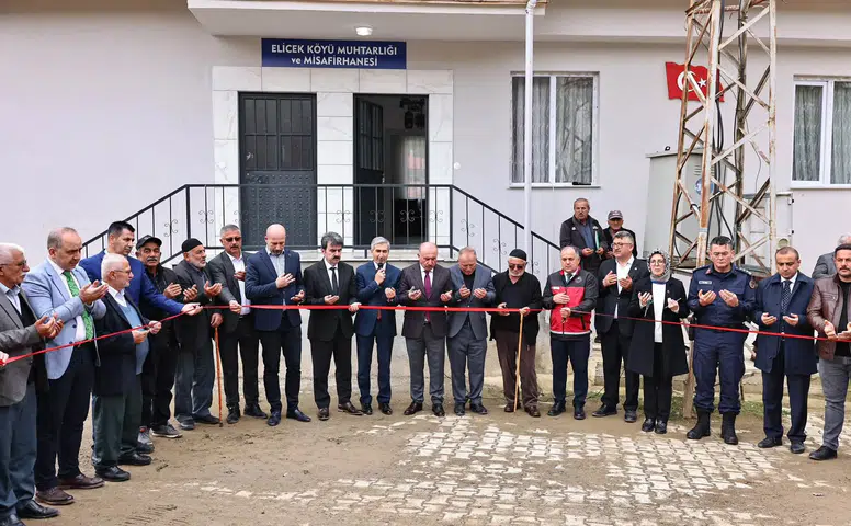 Vali Çalgan, Köy Konağının Açılışını Yaptı
