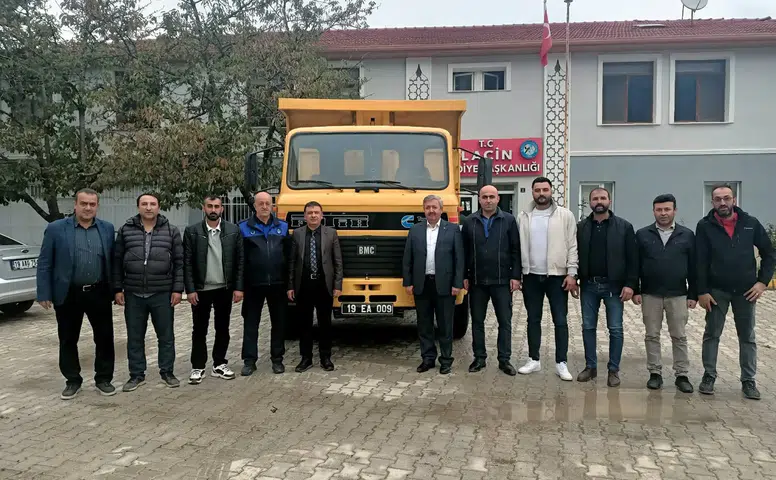 Çorum’dan Laçin’e Araç Hibesi