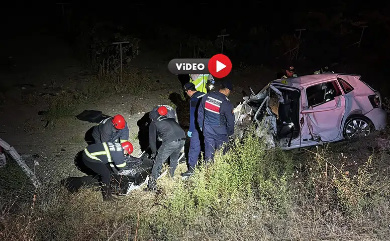 Çorum'da Feci Kaza