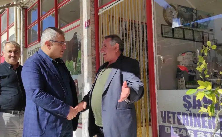 Bayat'ta Başkan ve Esnaf Buluşması