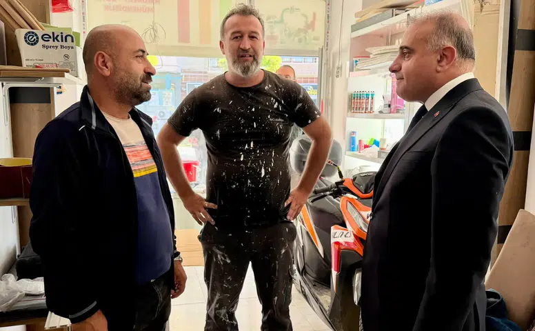 Çiftlik Caddesi Esnafına Ziyaret