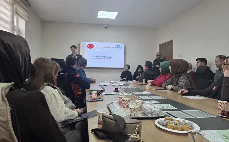 AFAD Personeline Bağımlılıkla Mücadele Eğitimi Verildi