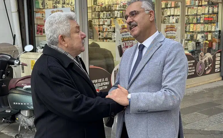 Hem Esnafı Dinledi Hem Dua Aldı