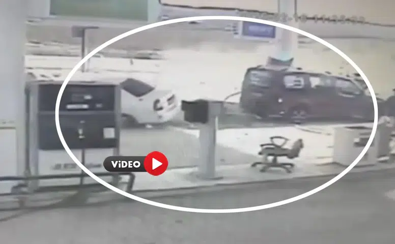 Faciaya Kıl Payı Kala, O Anlar Kamerada!