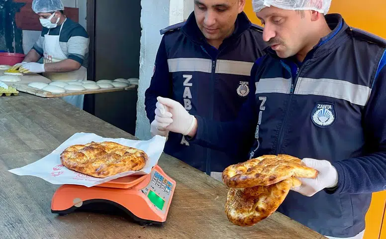 Uğurludağ'da Pide İçin Sıkı Denetim