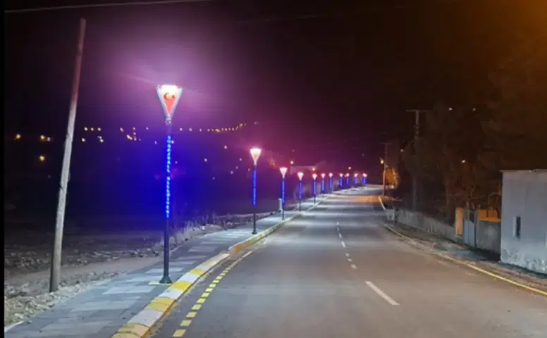 Hastane Yolu Yeni Aydınlatmalarına Kavuştu
