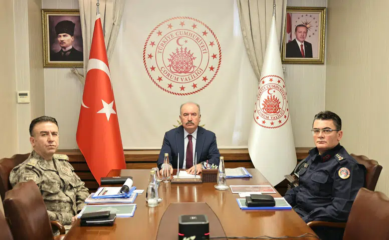 Güvenlik Kurmayları Bakan Çiftçi İle Görüştü