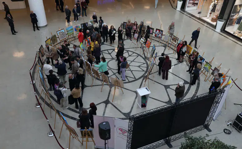 Çorum'da "Uluslararası Plastik Sanatlar Sergisi" Açıldı