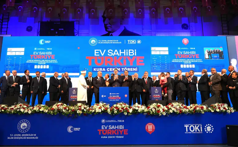 Çorum’da Yapılacak 2867 Konut İçin Hak Sahipleri Belli Oldu