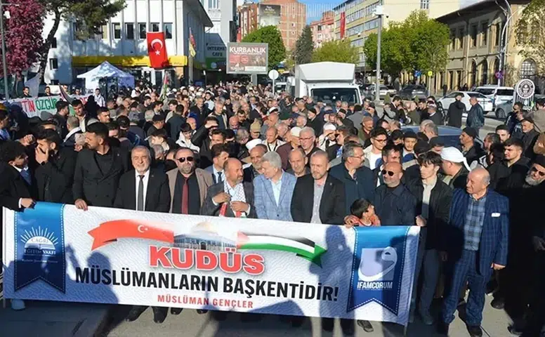 Gazze İçin Tek Yürek Mitingi