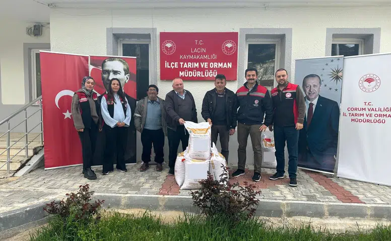 Hibeli Nohut ve Ayçiçeği Tohumu Dağıtıldı