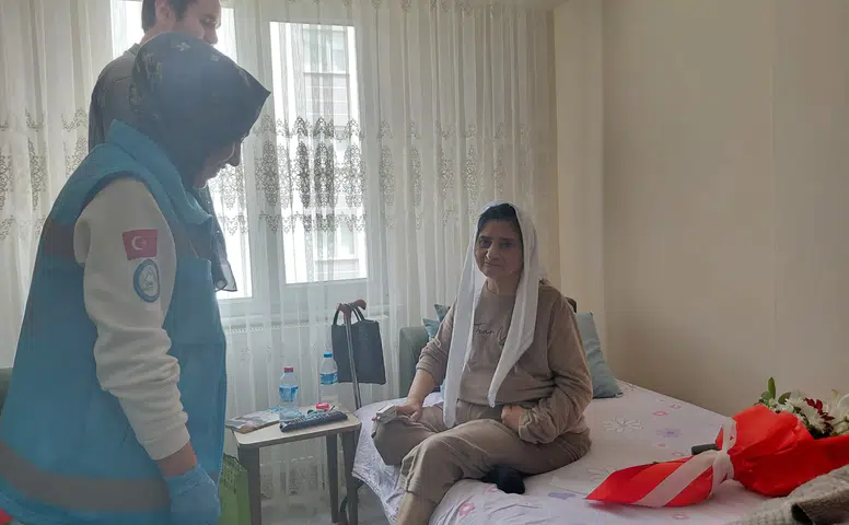 Evde Bakım Hastaları Yalnız Bırakılmadı