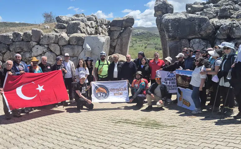 Çorum'da Doğaseverlerin 4 Gün Sürecek Hitit Yolu Yürüyüşü Başladı