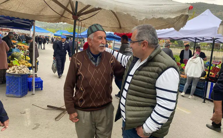 Pazar Esnafı ve Vatandaşla Buluştu