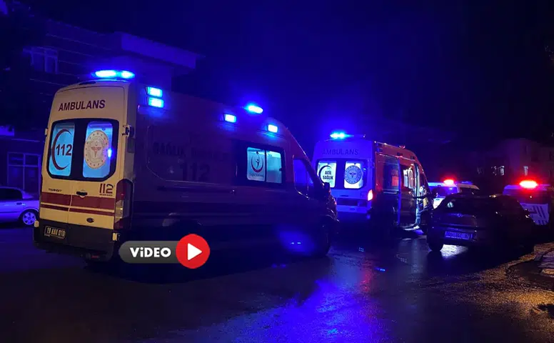 Çorum'da Sokak Ortasında Kan Aktı