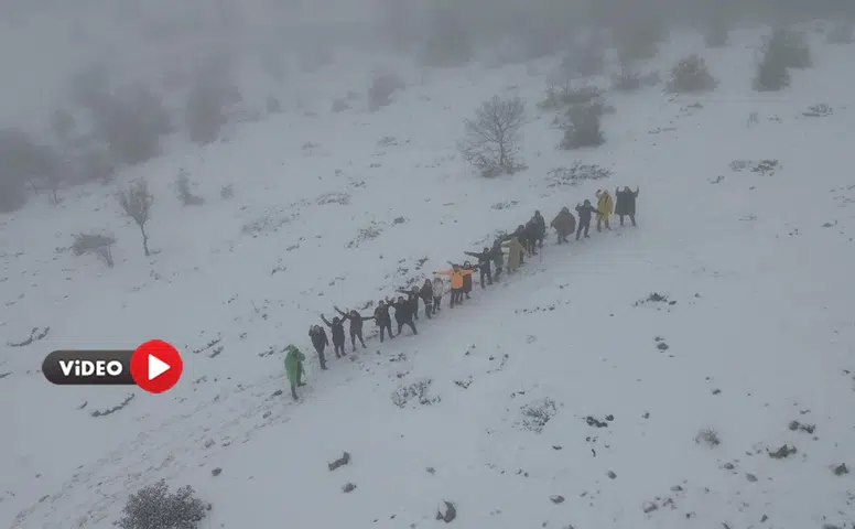 Karın Tadını Doğada Yürüyerek Çıkardılar