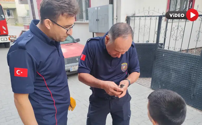 Apartmanın Çatısına Sıkıştı