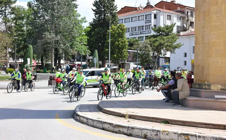 Sağlık İçin Pedal Çevirdiler