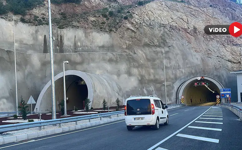 Kırkdilim Tünelleri’nden 1 Ayda 250 Bin Araç Geçti