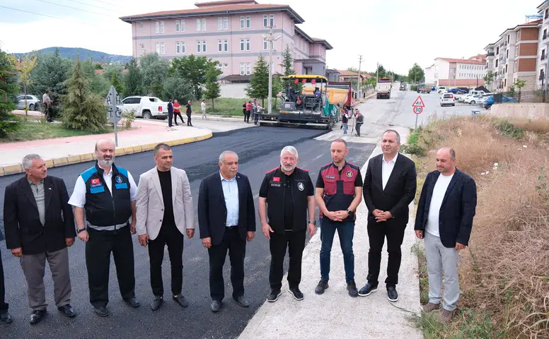 Dodurga Belediyesine Asfalt Desteği