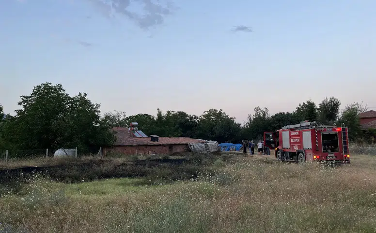 Osmancık’ta Çıkan Ot Yangını Söndürüldü