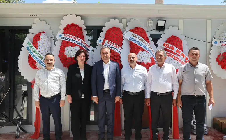 Sungurlu’nun Tek Kadın Muhtarına Yeni Hizmet Binası