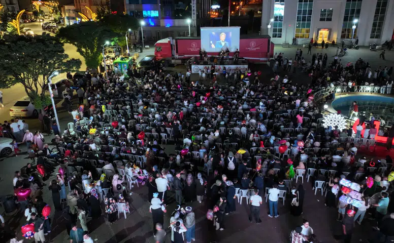 Gezici Sinema Tırı Açık Hava Nostaljisi Yaşattı