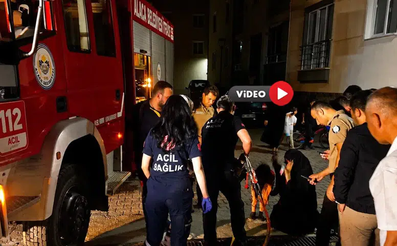 Sıkışan Çocuğu İtfaiye Böyle Kurtardı