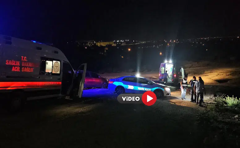 Motorsiklet Tarlaya Uçtu:2 Yaralı