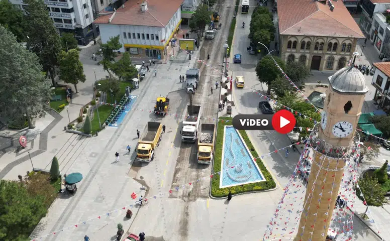 Gazi Caddesi Yenileniyor