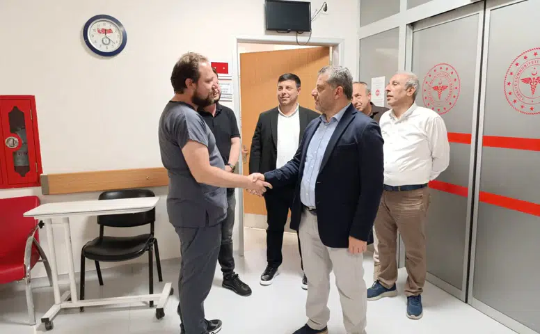 Bayat’ta Sağlık Yatırımlarını İnceledi