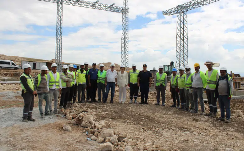 Nayman, Santral İnşaatını İnceledi