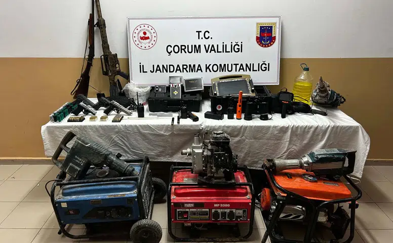 İzinsiz Kazı Yapan 5 Şüpheli Tutuklandı