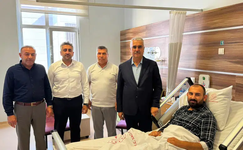 Onur Civan’a Geçmiş Olsun Ziyareti