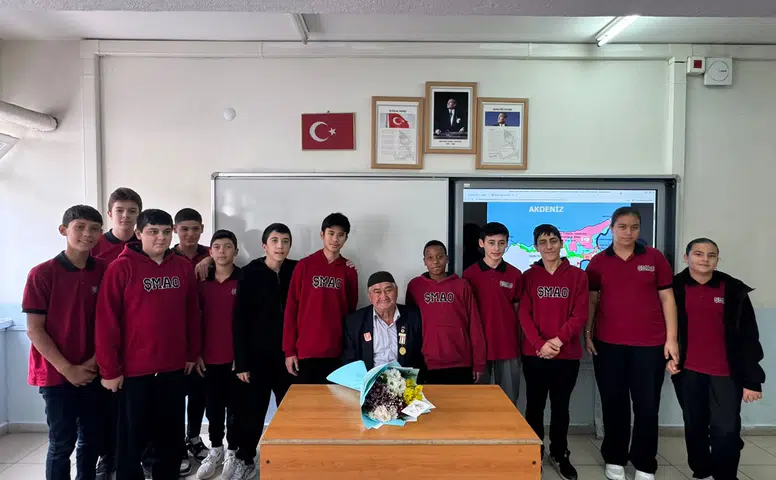 Kıbrıs Gazisi Seyit Kaymak, Öğrencilerle Buluştu