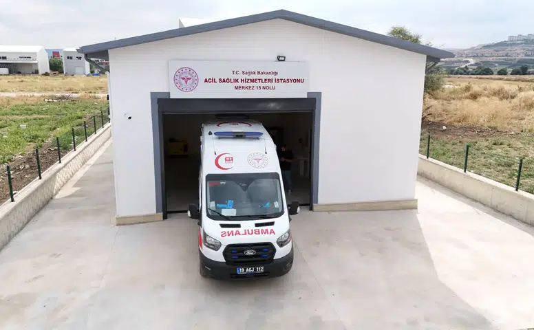 Çorum’un Acil Sağlık Altyapısı Güçleniyor, Yeni İstasyon Devrede